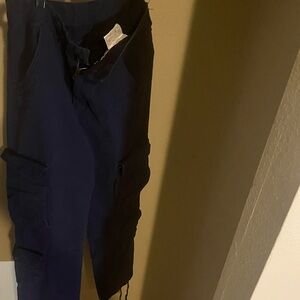 Men's Navy Cargo Pants